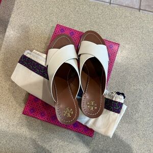 Tory Burch Montrose 55mm Mule - Monark Vachetta Size 11